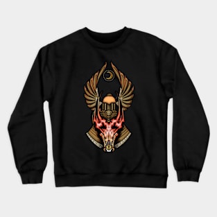 Ancient Egyptian Scarabeus Crewneck Sweatshirt